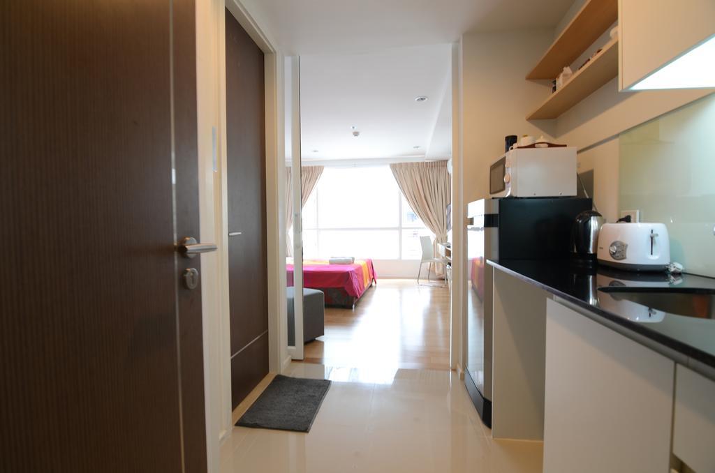 Studio Apartment Near Bts Skytrain Free Wifi Bangkok Exterior foto